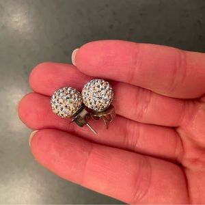 Hillberg and Berk Sparkle Ball Earrings Lot